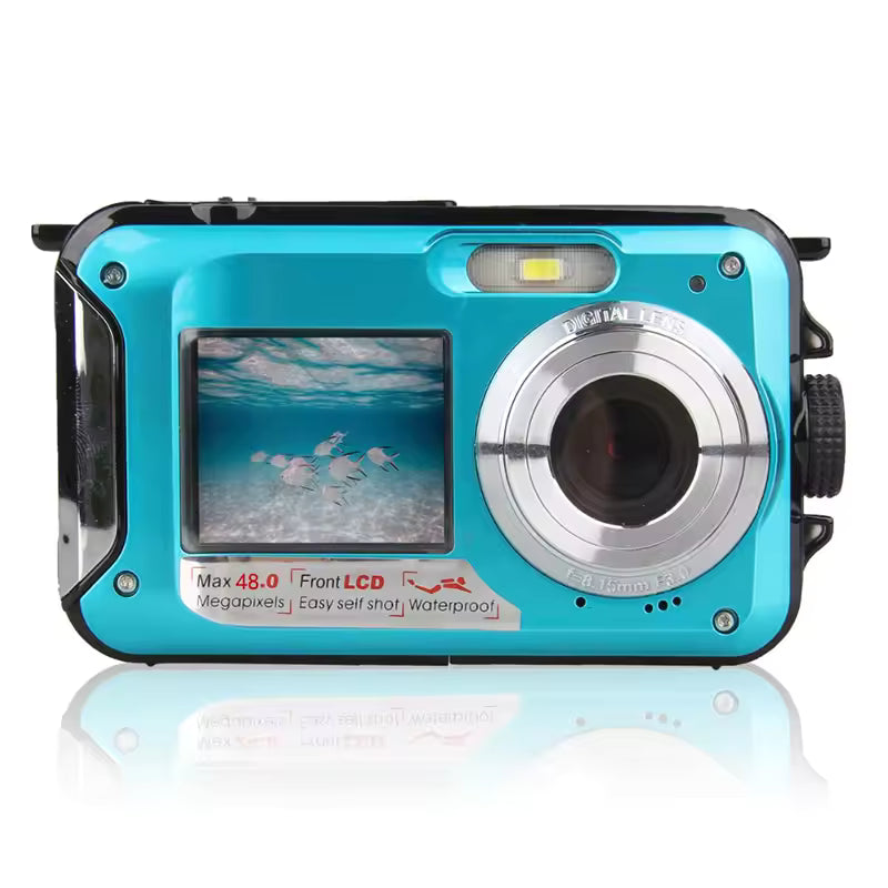 48 Million Pixel Dual-Screen Underwater Waterproof High-definition Digital Camera Point-and-shoot Digital Camera Vlog Camera