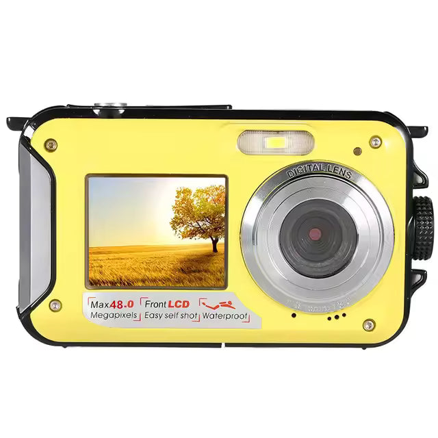 48 Million Pixel Dual-Screen Underwater Waterproof High-definition Digital Camera Point-and-shoot Digital Camera Vlog Camera