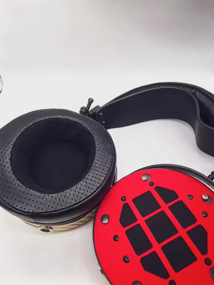 Geekyaudio Shadow K Hifi Music Monitor Studio Full Size Closed Back Audiophiles Headphones Earphones ZMF Caldera