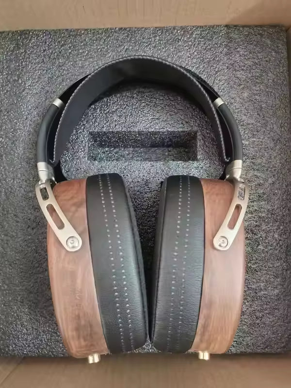 Hifi 50mm Headphone Housing Wood For 40mm 50mm 52mm 70mm Headset Diy Over Earphone Case With 3.5mm Jack interface On Sale 1pc