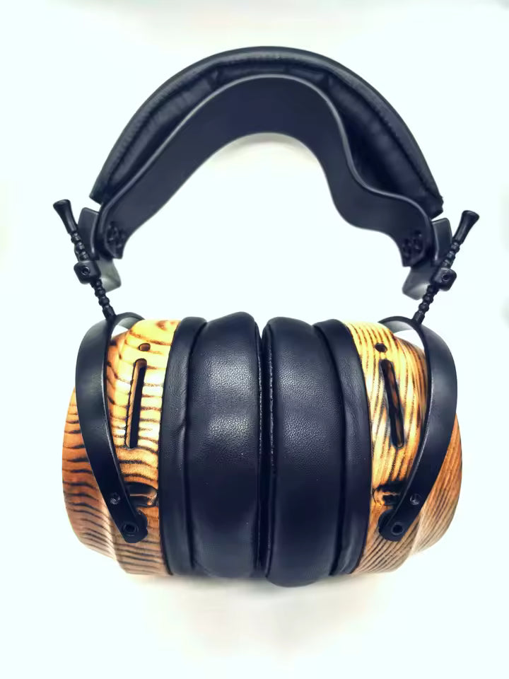 Geekyaudio Shadow K Hifi Music Monitor Studio Full Size Closed Back Audiophiles Headphones Earphones ZMF Caldera