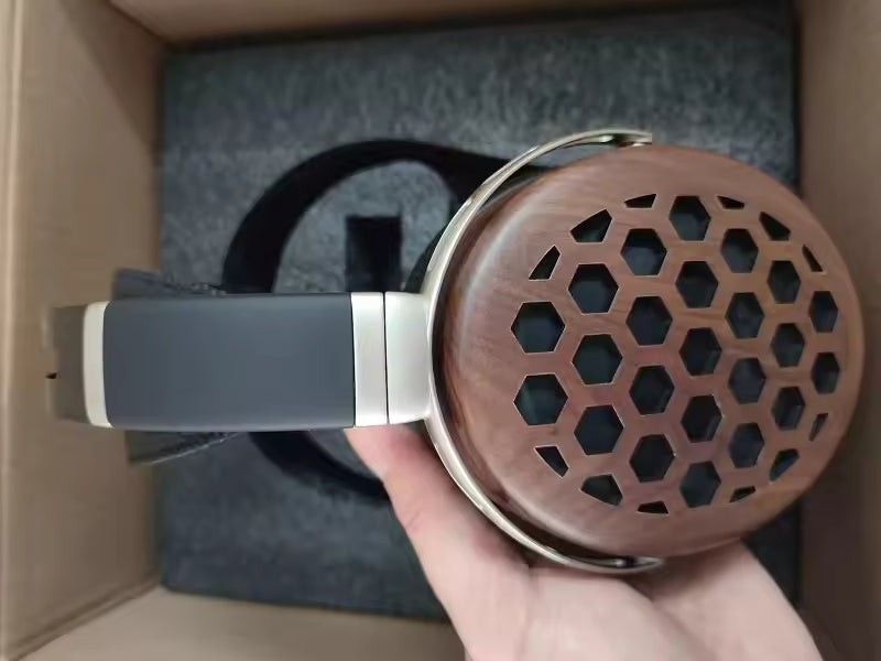 Hifi 50mm Headphone Housing Wood For 40mm 50mm 52mm 70mm Headset Diy Over Earphone Case With 3.5mm Jack interface On Sale 1pc