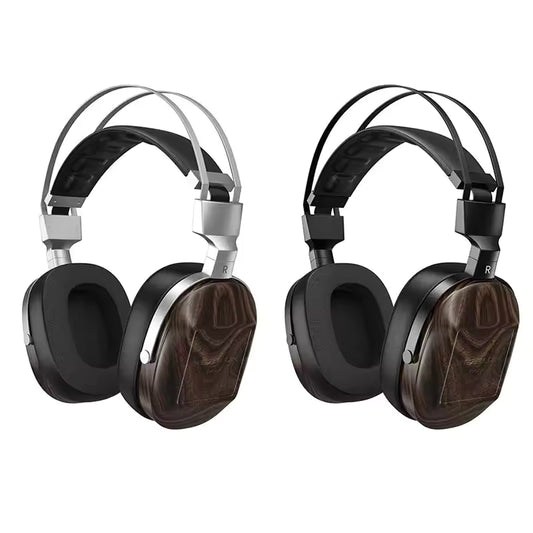 BLON B60 HIFI Headphone 50mm Beryllium Coated Diaphragm Wooden High Fidelity High Purity Copper Wired Headset
